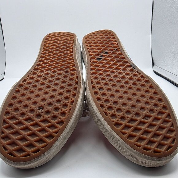 Vans Sk8 Hi Crazy Check Cherry Tomato Womens Size 8 Sneaker Shoes Casual Walking - Picture 11 of 13